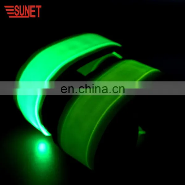 Out Door Favor Pvc Glow In The Dark Advertise Slap Band photo-6