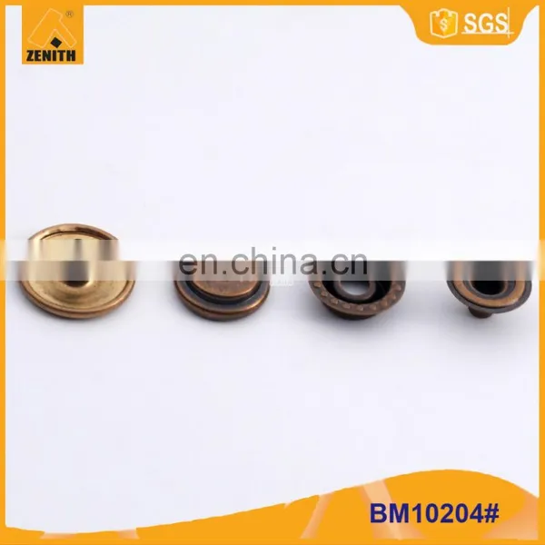 Customized Metal Brass Ring Snap Button BM10204 photo-3