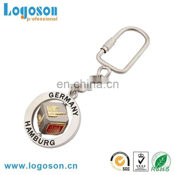 Hot New Products High Quality Leather Metal Carabiner Keychain photo-6