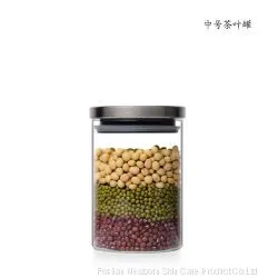 Food Jar, Glass Jar, Kitchen Can With Lid, Storage Bottle photo-4