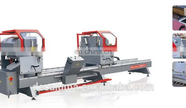 Latest Window and Door Machinery Double Head Mitre Saw for Cutting Aluminum and PVC Profile photo-2