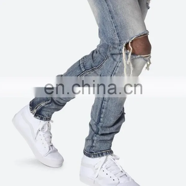 DiZNEW Custom 100% Cotton Jeans Trousers Men's Jeans Pants Crush Jeans photo-7