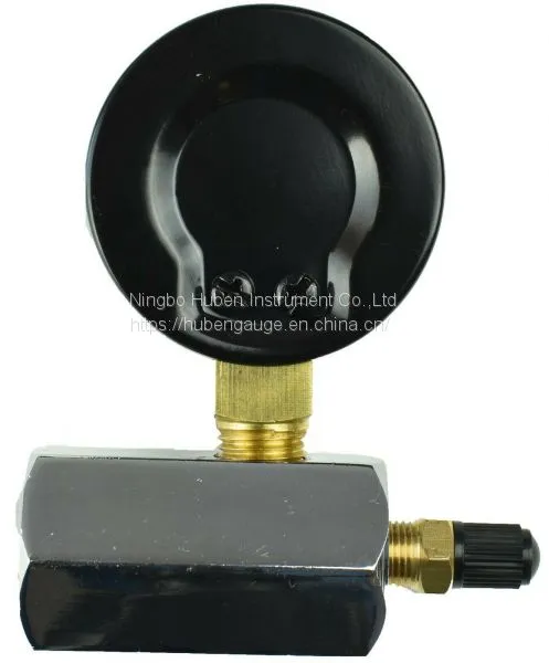 Leak Testing Pressure Gauge, 3/4
