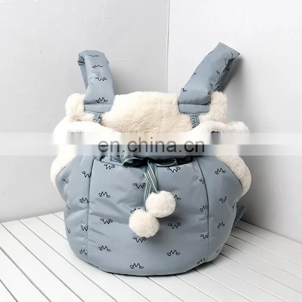 Pet Supplies Hanging Backpacks Cat Artifacts Pet Bags Cat Warm-out Chest Bags photo-6