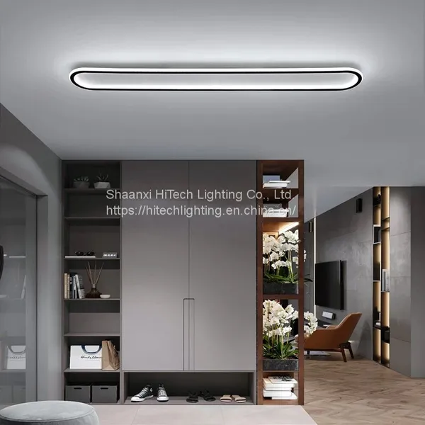 Led Acrylic Strip Chandeliers For Bedroom Balcony Aisle Lamp Lighting Modern Living Room Lights Kitchen Fixtures photo-4