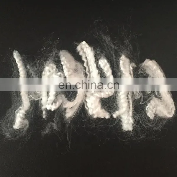 JC/ Geotextile Use White 6 Denier 4 Inch pp Staple Polypropylene Fiber photo-4