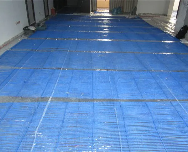 Concrete Floor Heating System With Capillary Tube Mats photo-2