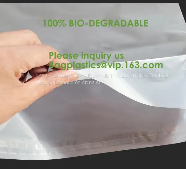 Cornstarch Made Biodegradable Compostable Shipping Plastic Mailing Bag Custom Bubble Mailer Poly Mailers Bagease Bagplasics photo-2
