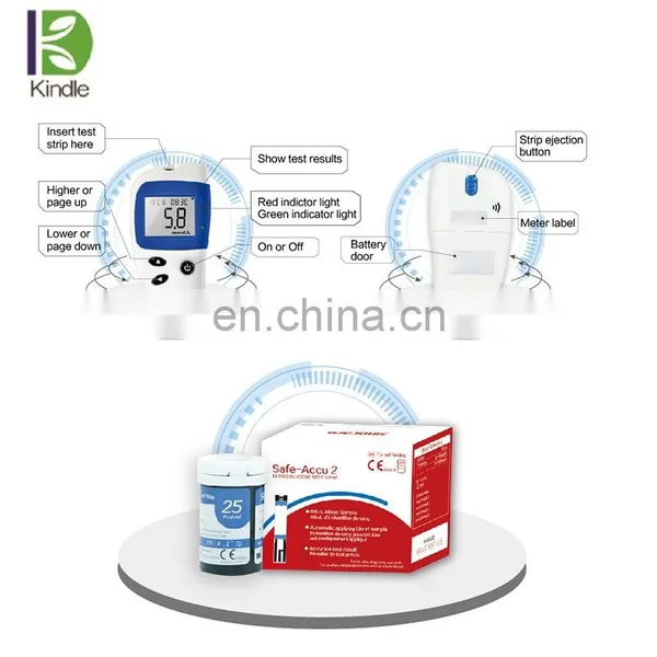 Blood Glucose Sugar Test Meter CE Certificated Testing Non Invasive Blood Glucometer Glucose Meter photo-5