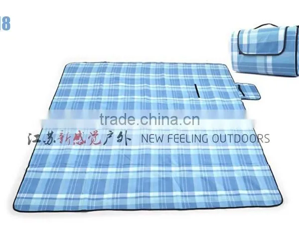 Sky Blue Waterproof Camping Mat for Outdoors and Tent 200x150cm photo-2