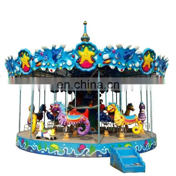 Amusement Ride Outdoor Carousel Horses Rides Children Game Carousel for Sale photo-5