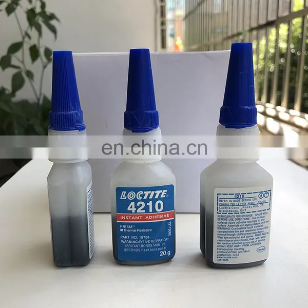 20g Loctiter 410 4210 438 480 380 Black Instant Adhesive High Temperature Resistant Rubber Tire Plastic Super Glue photo-3