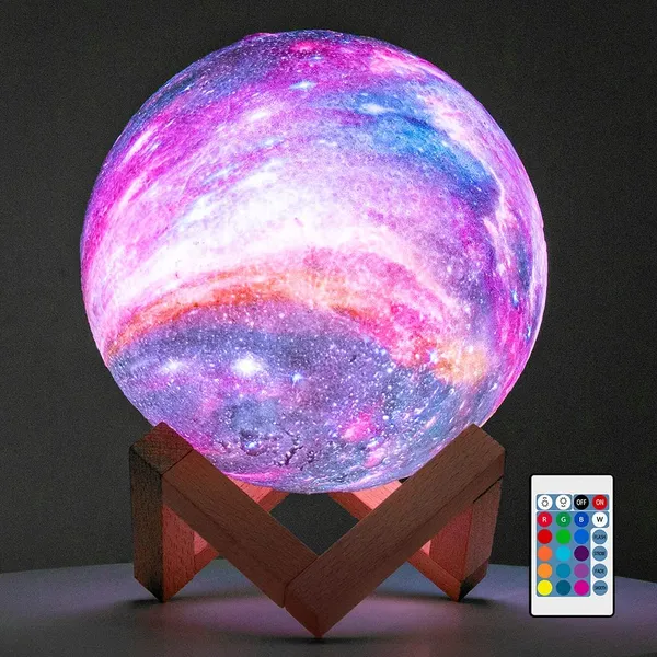 Personalized Photo Moon Lamp 16 Colors Remote Control Best 3D Printing Moon Light Lamp photo-2