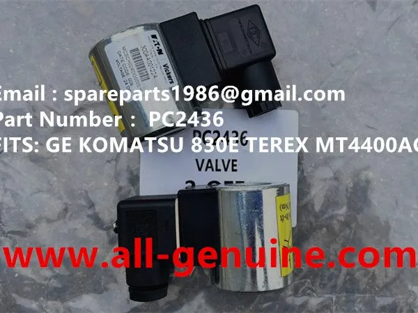 PC2436 VALVE GE MT4400AC MT3600 KOMATSU 8830E 930E TEREX BELAZ 75131 MINING DUMP TRUCK HAULER