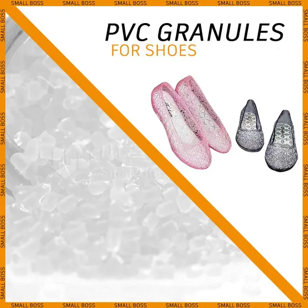 PVC Pellets Pvc Soft Crystal Granules Granulated Pvc Compound Granules for Shoes Sole photo-2