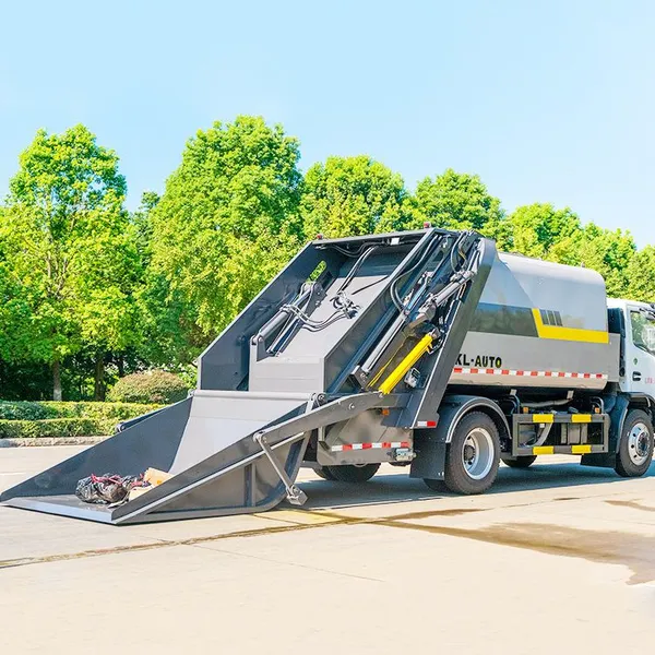compression garbage truck