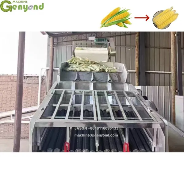 Genyond Factory Industrial Green Corn Peeler Machine Corn Sheller Machine For Sale photo-2