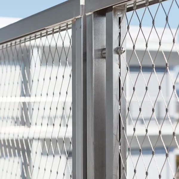 Factory-sleeved 304/316 Stainless Steel Wire Rope Cargo Netting photo-2