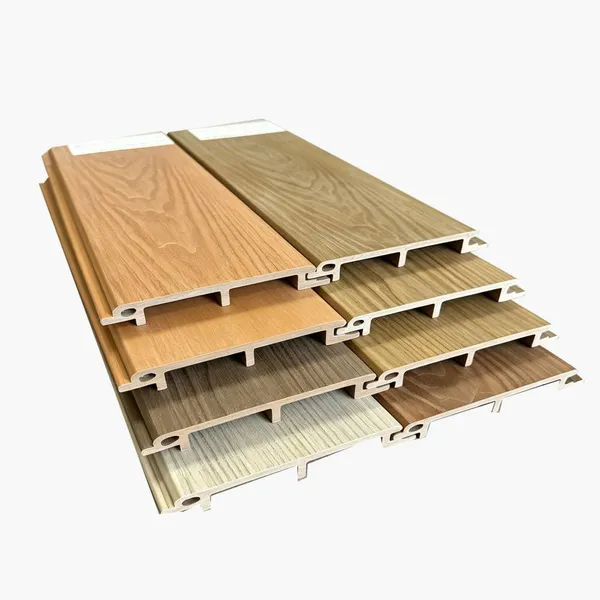 Factory Wholesale Outdoor Wood-plastic Wall Panels, Embossed Wood-plastic Wall Panels, Waterproof and Anti-corrosion Wall Panels for Courtyards and Terraces photo-5