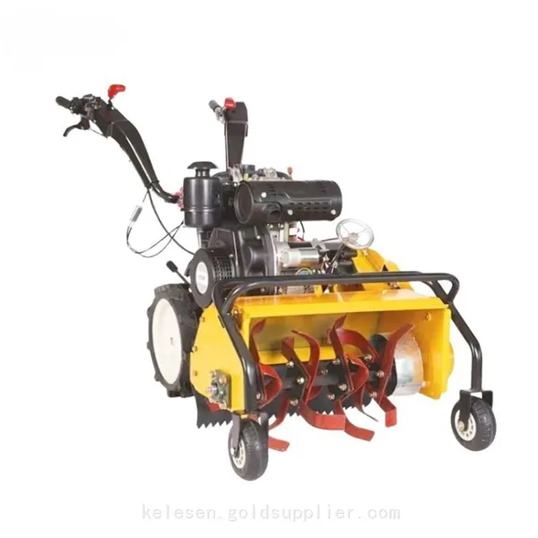 Kelesen Walk Behind Orchard Weeder Machine Gasoline Cultivator for Fruit Tree Plantation and Vineyard