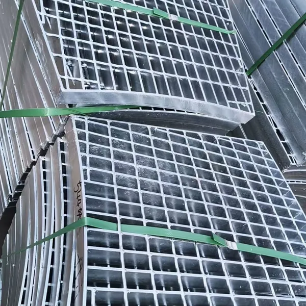 Rejilla de barras de acero galvanizado para plataforma de pasarela exterior - Rejillas de drenaje de almacén estándar coreano