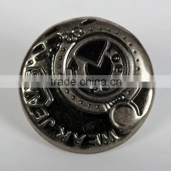 Metal Jeans Button