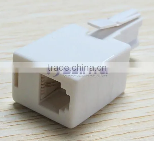 BT Male UK Plug to 6P4C RJ11 US Telephone Socket Cable Connector photo-4