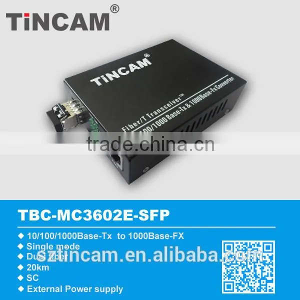 1000M Sfp Media Converter Single Fiber Dual Fiber Media Converter
