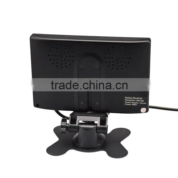 7"Stand Alone Car Monitor With Headrest Mount Frame,reverse Camera Input ,Car Screen for Video photo-4