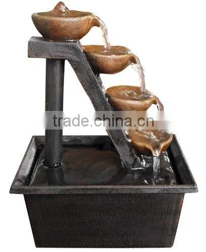New Products Four Tiered Step Tabletop Water Fountain