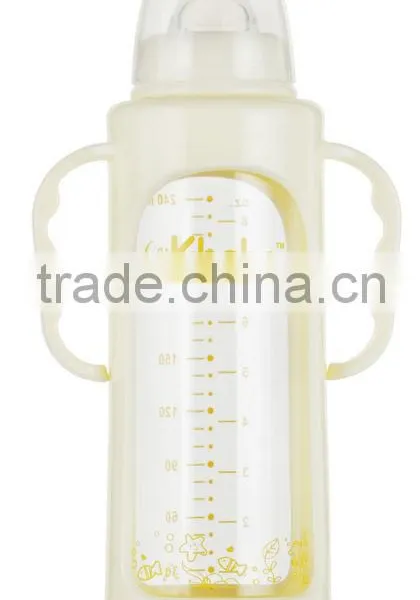 2014 Baby Milk Bottles Wholesale Borosilicate Glass Feeding Bottle Baby Feeding Set photo-2