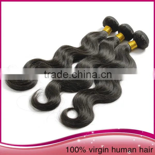 6a Quality Brazilian Virgin Human Hair Extension, Tangel Free Body Wave Remy Human Hair photo-2