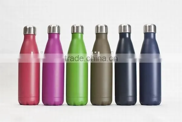Double Walled Vacuum Insulated Stainless Steel Water Bottle for Hot or Cold Drinks BPA Free