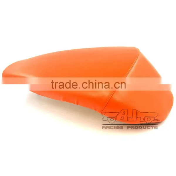 BJ-SC02-390/13 Orange Motorcycle Leather Passenger Seat Cushion Pillion For KTM DUKE 390 2013 - 2015 photo-5