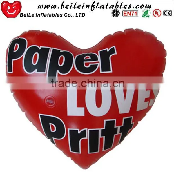 PVC Inflatable Toy Heart Cartoon photo-2