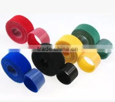 Colored Double Side Back to Back Hook and Loop Cable Ties photo-4