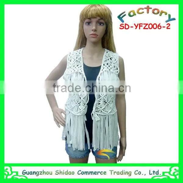 New Fashion Womens Ladies Embroidery Lace Crochet Sleeveless Shirt Casual Blouse Tops photo-5