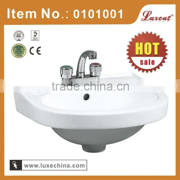 Bathroom Ceramic Sanitary Ware Wash Basin Size