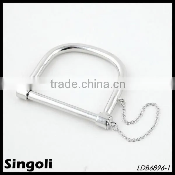 "D" Lock Bangle Bracelet Gold Plating Bracelet photo-2