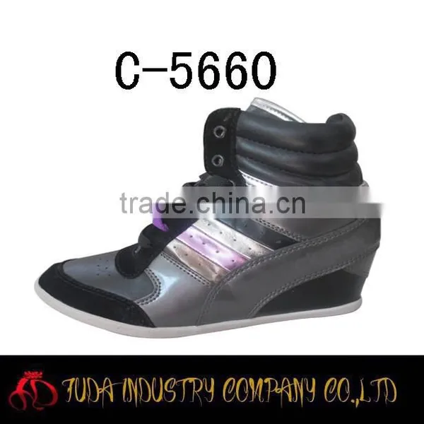 2016 Latest Design Fashion Branded Wedge Women Shoes Casual photo-2