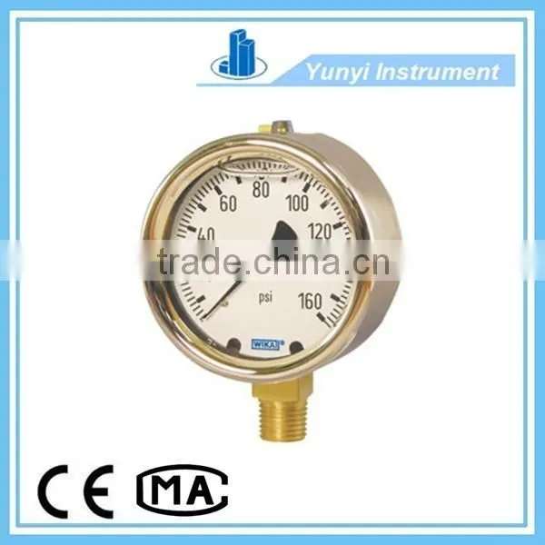 Pressure Gauge Bourdon Tube Pressure Gauge, Oil Pressure Gauge