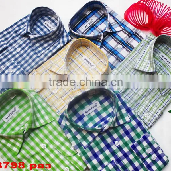 Cute Colorful Short Sleeve Children Shirts