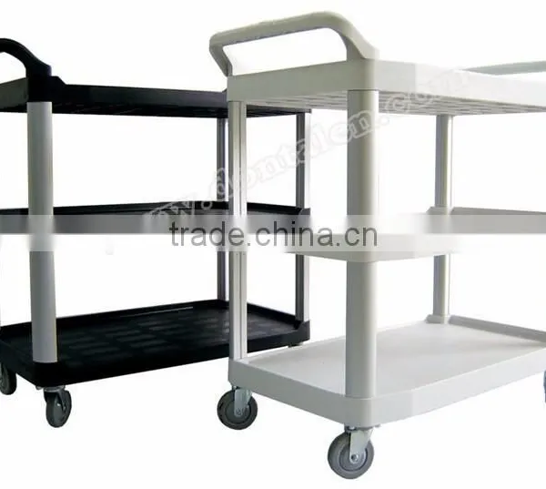Winco 3 Tier Black Utility Cart photo-4