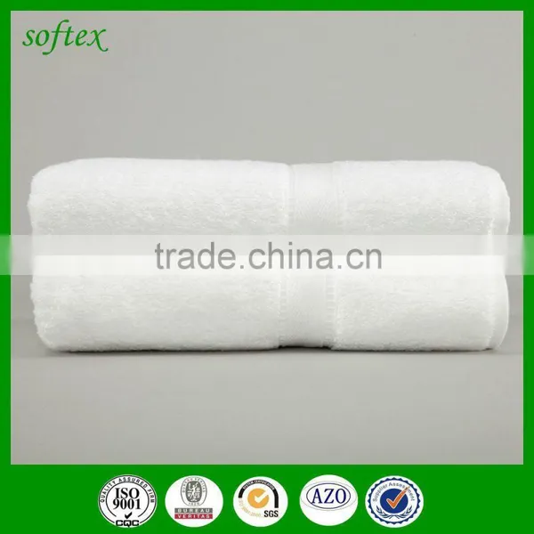 Luxury 5 Star 100% Cotton White Hotel Type Bath Towel photo-3