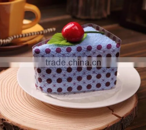 Wholesale Soft Cotton Lovely Tiramisu Cake Towels Party Gifts Wedding Favors Towel photo-5