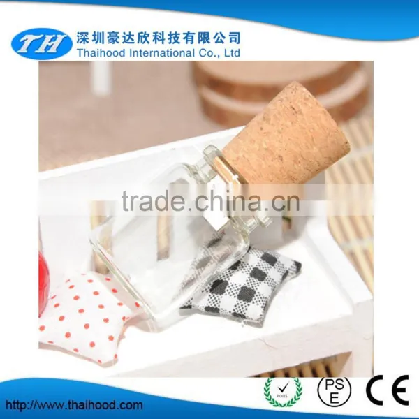Functional and Lovely Wishing Bottle Glass Usb Flash Drive, Usb Flash Drive Gift Box photo-3