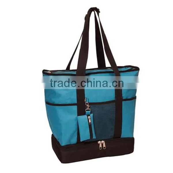 Multi Color Oversized Zipper Closure Big Cheap Reusable Shopping Bag photo-4
