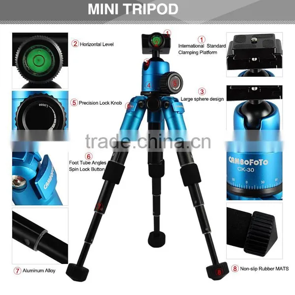 Mini Tripod Camera Photo Tripod With Panoramic Head for Photography photo-4