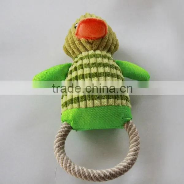 2013 New Plush Toy Pet Toy Plush With Rope