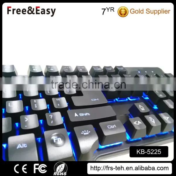 Factory Wholesale Price Led Backlight RGB USB Wired Gamer Keyboard photo-4